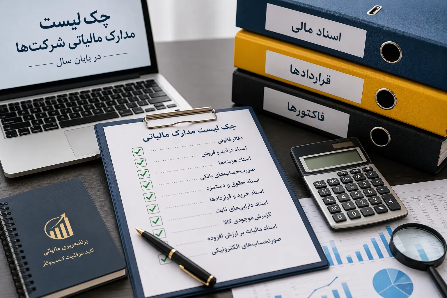 چک لیست مدارک مالیاتی